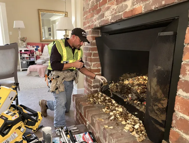 Safe screening installation by Montville Chimney Sweep in Montville, CT