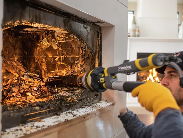 Professional chimney cleaning by Montville Chimney Sweep in Montville, CT