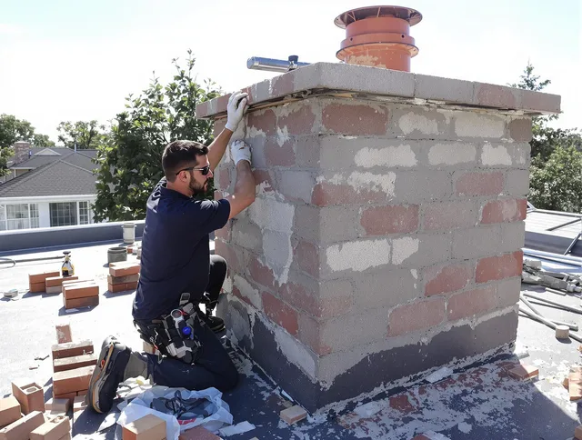 Advanced chimney repair process by Montville Chimney Sweep in Montville, CT