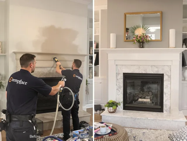 Professional soot removal by Montville Chimney Sweep team in Montville, CT